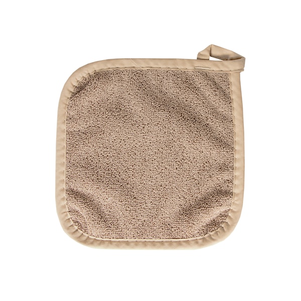 Ritz Classic Solid Pot Holder 100 Cotton Terry Taupe 32533 Zoro